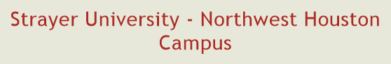 Strayer University - Northwest Houston Campus